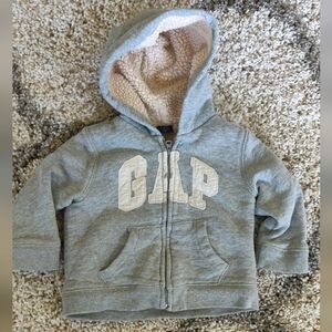 Baby Gap Sherpa lined jacket with hood
